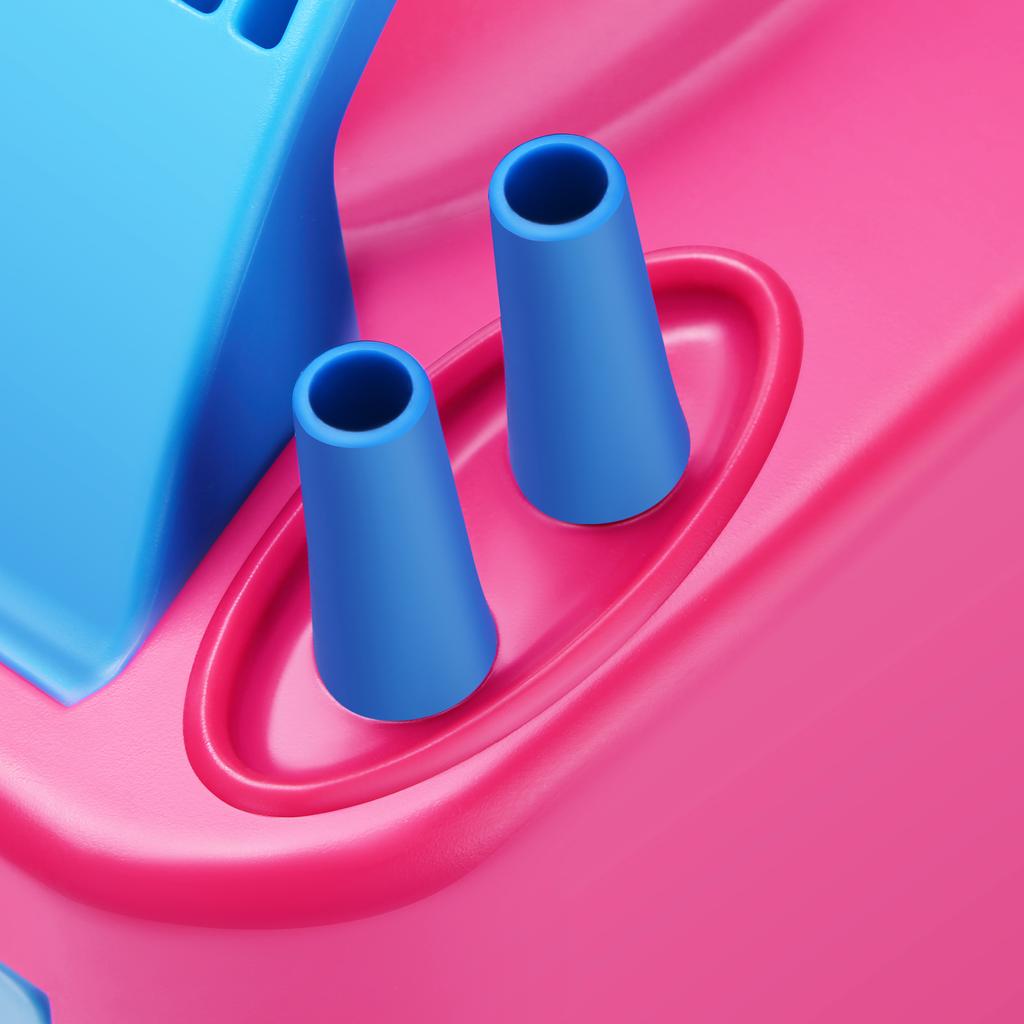 Электрический насос для воздушных шаров, портативная электрическая машина для нагнетания воздушных шаров, надувной насос для воздушных шаров мощностью 600 Вт с двойной насадкой для украшения вечеринок