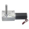 DC12V 24V Powerful Torque Gearmotor Turbo Worm Geared Motor 51mm D-Shaft High Power Reversed Low Speed 70kg.cm Worm Gear Motor