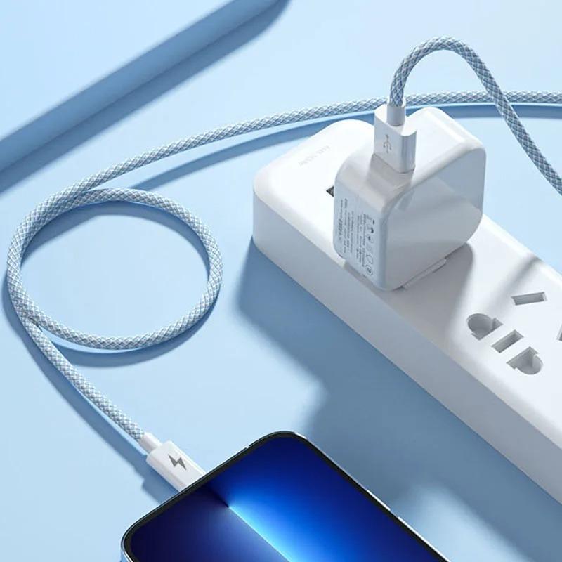 3in1 6A 66W Ultra Fast Charging Cable Fast Charger USB ToType C Cable Charging Cable Mobile Data Cable Suitable For IOS Android Phone 1.2M/2M