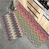 Missoni Style Entrance Door Mat Nordic Style Home Doormat Striped Waves Print Carpets for Bedroom Livingroom Hallway Household Decor Carpets