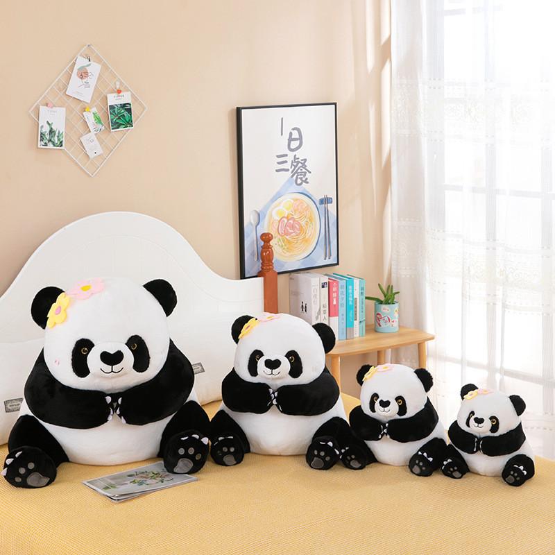 Adorable Plush Panda Toy Soft Stuffed Animal Perfect Kids Gift And Mascot
