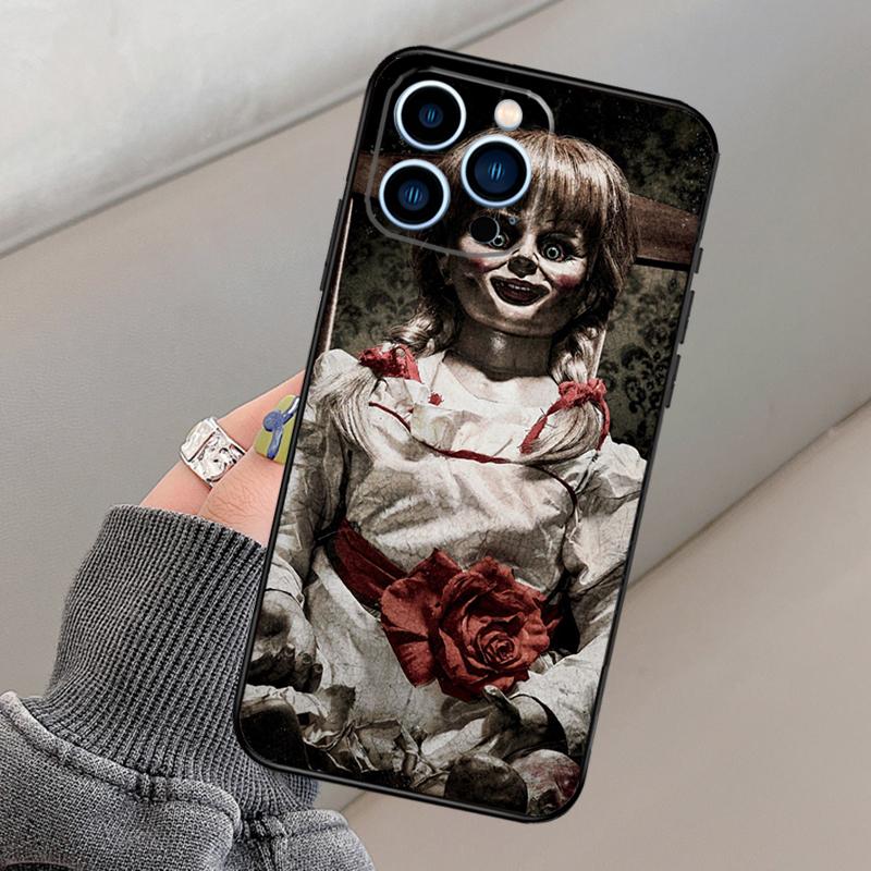Чехол для телефона Annabelle Horror Movie для iPhone 16 15 13 12 11 14 Pro Max 15 16 Plus 12 13 mini XR 16e Funda Cover