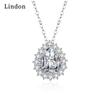 Женское ожерелье Lindon, кулон из медного сплава, циркон, модный подарок