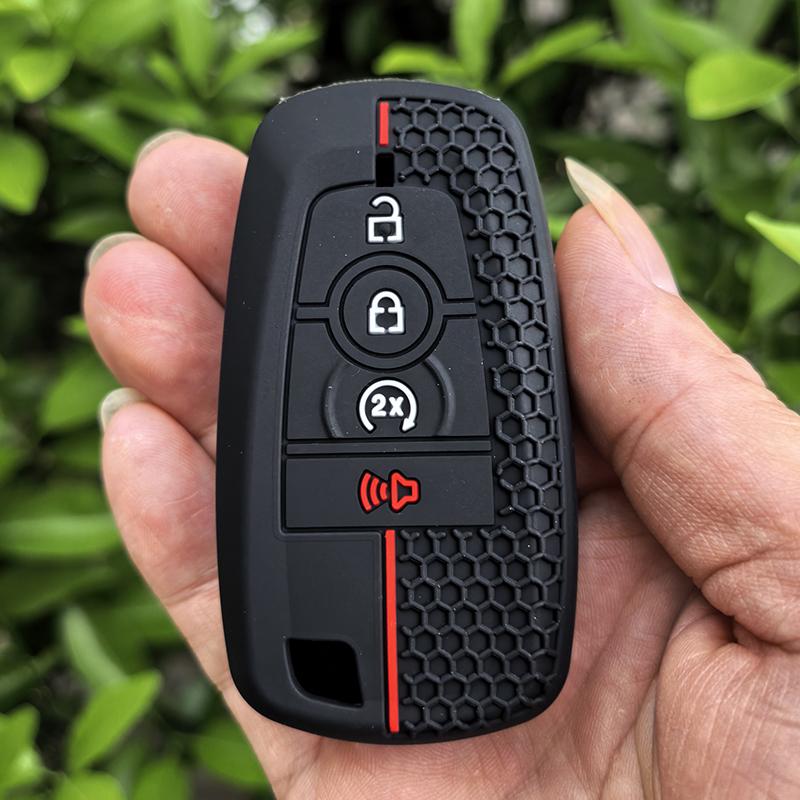 Чехол-брелок для ключа автомобиля для Ford Fusion Mustang Kuga Ecosport Explorer F-150 F-250 F-350 F-450 F-550 Raptor F150 Аксессуары