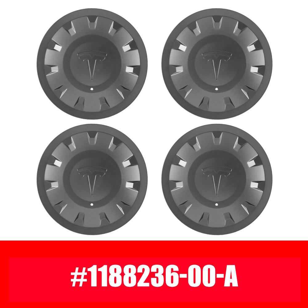 4pcs For Tesla Model Y Performance 21-inch Car Wheel Hub Center Cover Replacement Parts Auto Tire Hubcap Badge Decor Accessories