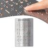 Aluminum Braille Learning Board Efficient Braille Self-Learning Tool  Adult Beginner