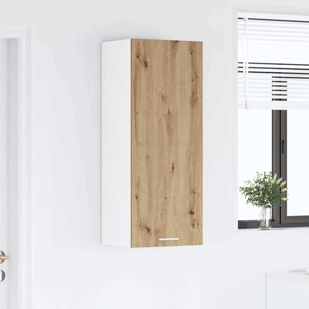 Artisan Oak Wall Mounted Cabinet 40 x 31 x 100 cm Engineered Wood