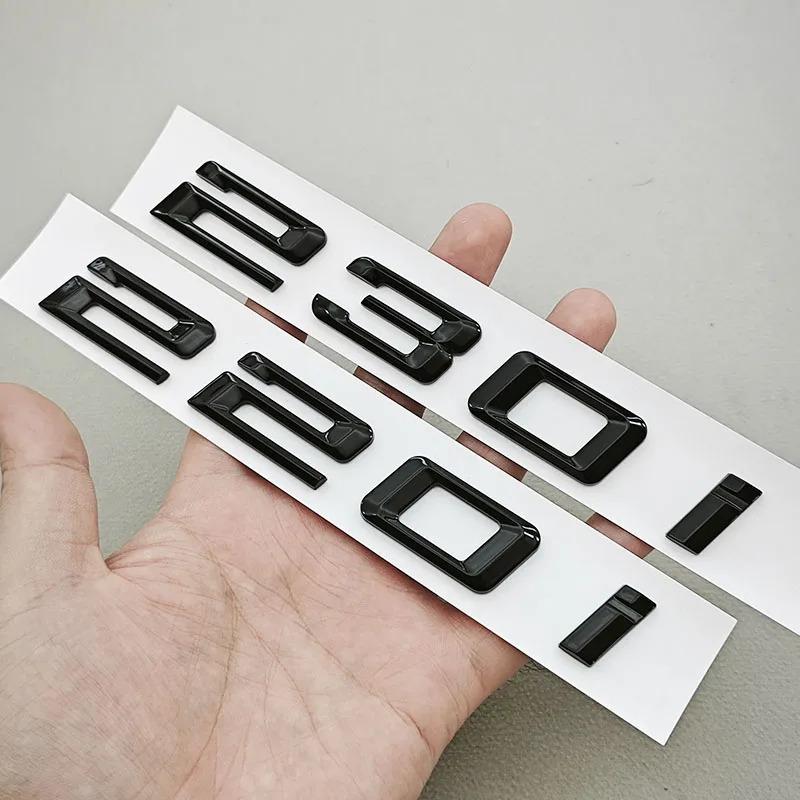 3D ABS Car Letters Rear Trunk Badge Logo 218i 220i 230i Sticker Emblem Decals For BMW F22 F23 218i 220i 225i 230i Tail Marking ia2