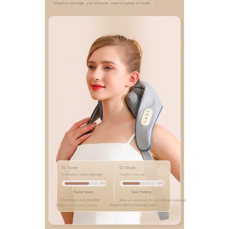 Массажер для трапециевидных мышц, разминающий массажер для плеч и шеи, массажер для шейного отдела позвоночника
