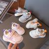 Мягкая дышащая обувь для детей 2025 года, весенняя нескользящая обувь для мальчиков и обувь для малышей для девочек