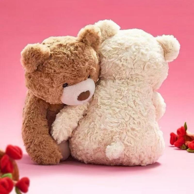 Романтический плюшевый мишка из роз высотой 30 см, съемный розовый плед, букет, кукла-мишка, милая кукла-компаньон, сладкий подарок для девочек