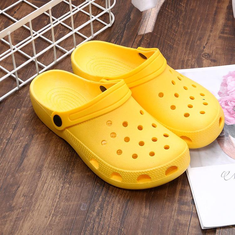 Летние женские 1 сандалии для сада на платформе с рисунком фруктов, тапочки для девочек, пляжная обувь, модные сандалии для отдыха на открытом воздухе, сандалии для женщин