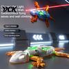 Realistic Lizard Toy Remote Control Climbing Gecko Toy, Red Light Tracking RC Indoor Animal Robot, Walls & Ceilings Simulation Chameleon