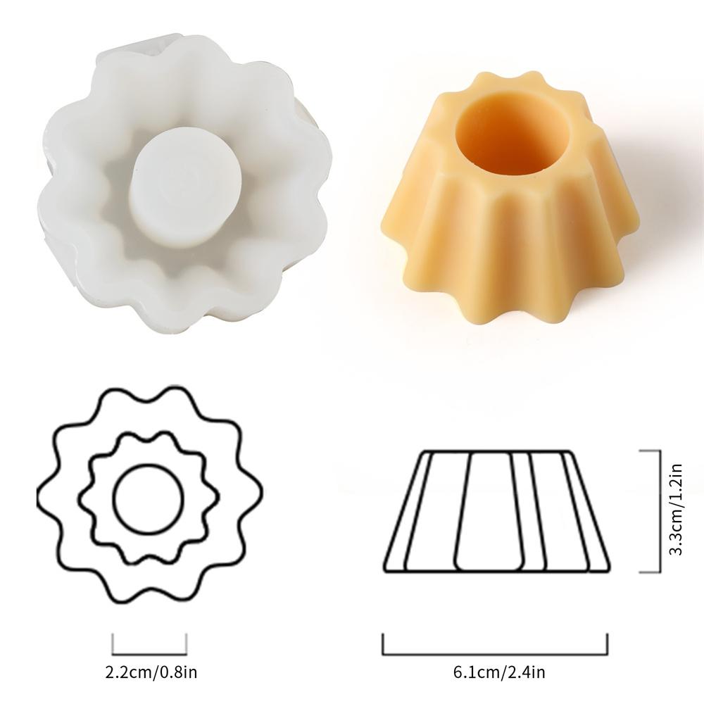 Стеклянная форма для свечей, форма для изготовления ароматических свечей своими руками, для конических свечей диаметром 2,2 см, инструменты для рождественского украшения ручной работы