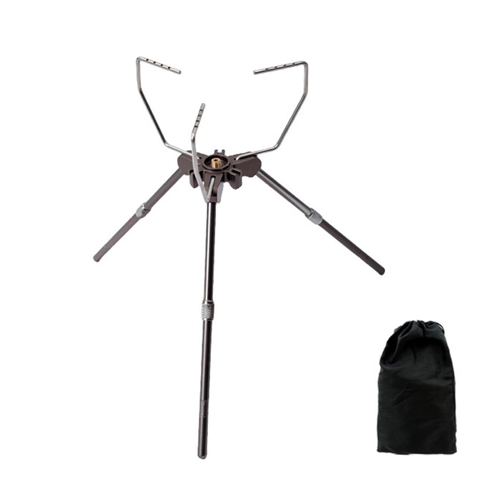 Outdoor Camping Gastank and Stoves Bracket Portable Detachable Furnace Rack Height Adjustable
