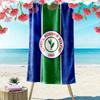 Пляжное полотенце Caykur Rizespor с принтом, большое, мягкое, быстросохнущее, для пляжа, кемпинга, плавания