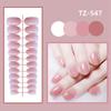 Full Cover Manicure Tool Fake Nails Wearable With Press Glue Short Round Head False Nails