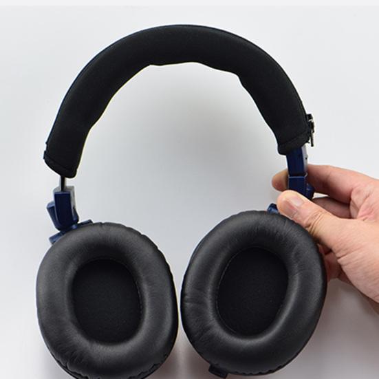 Head Beam Cover Soft Replacement Faux Leather Headphones Headband Protective Case for Audio Technica ATH-M50X M30X M40X