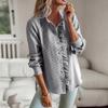 Long Sleeve Button-down Women's Autumn and Winter Temperament Commuter Top