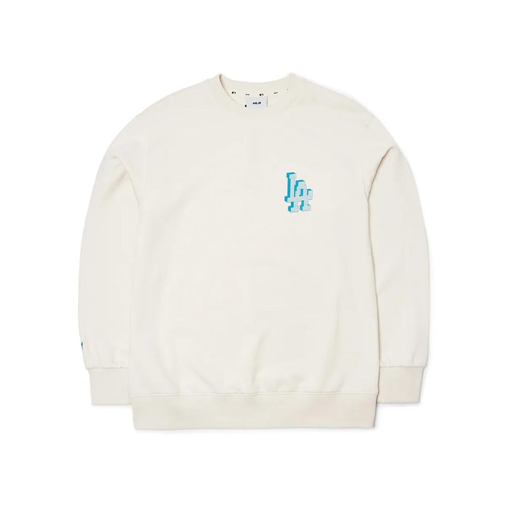 New MLB Sweatshirts Unisex Ecru 3AMTX0114-07CRS