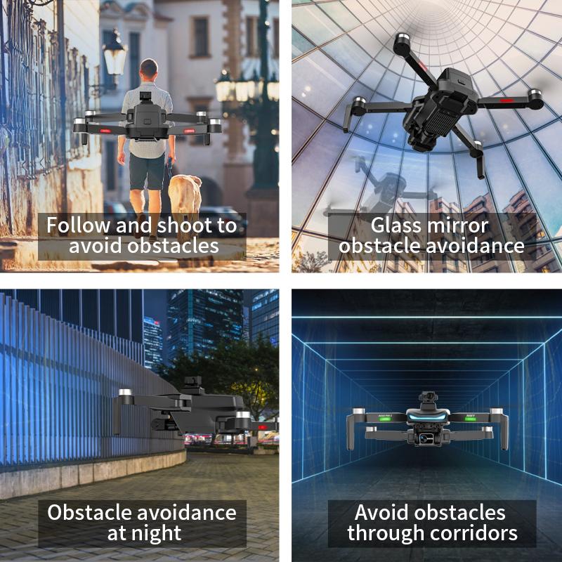 N800 PRO2 GPS Drone Professional 8K 3-Axis PTZ HD Dual Camera Obstacle Avoidance Brushless Motor 5G WIFI FPV RC Quadcopter Toys