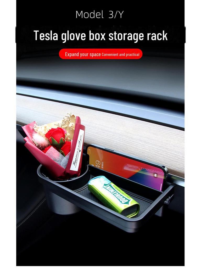 Силиконовый ящик для хранения вещей для подлокотника Tesla Model 3/Y