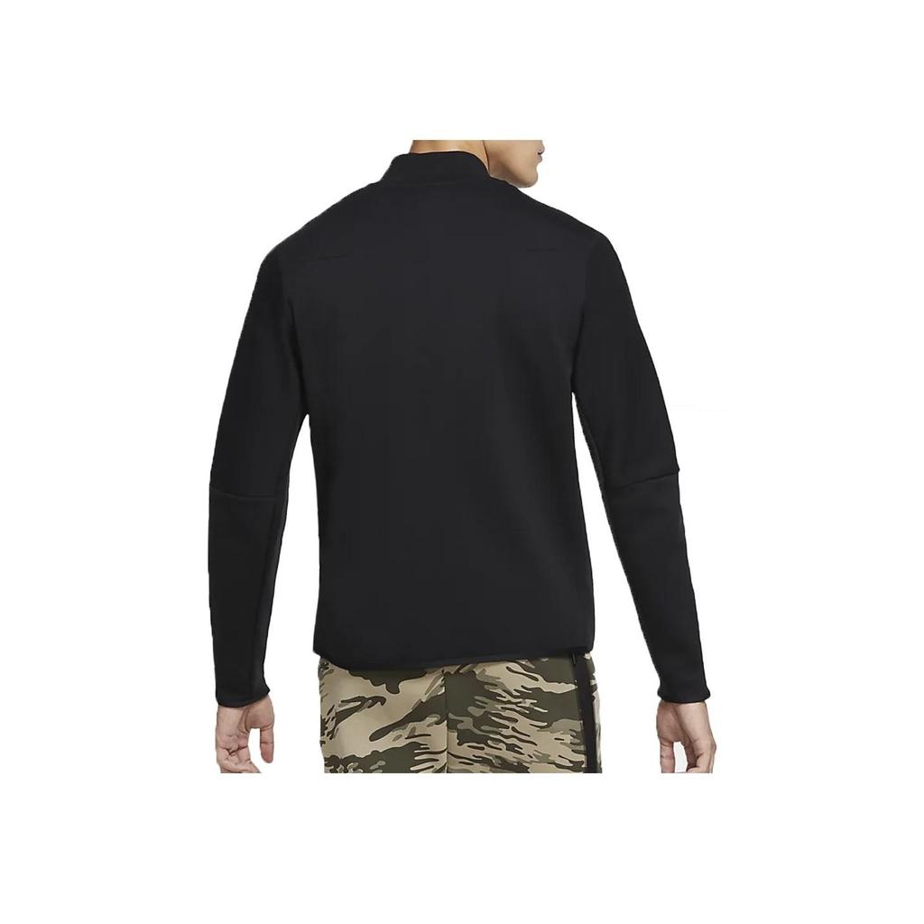 Nike Мужская куртка на молнии из флиса Tech Fleece Черная CZ1797-010