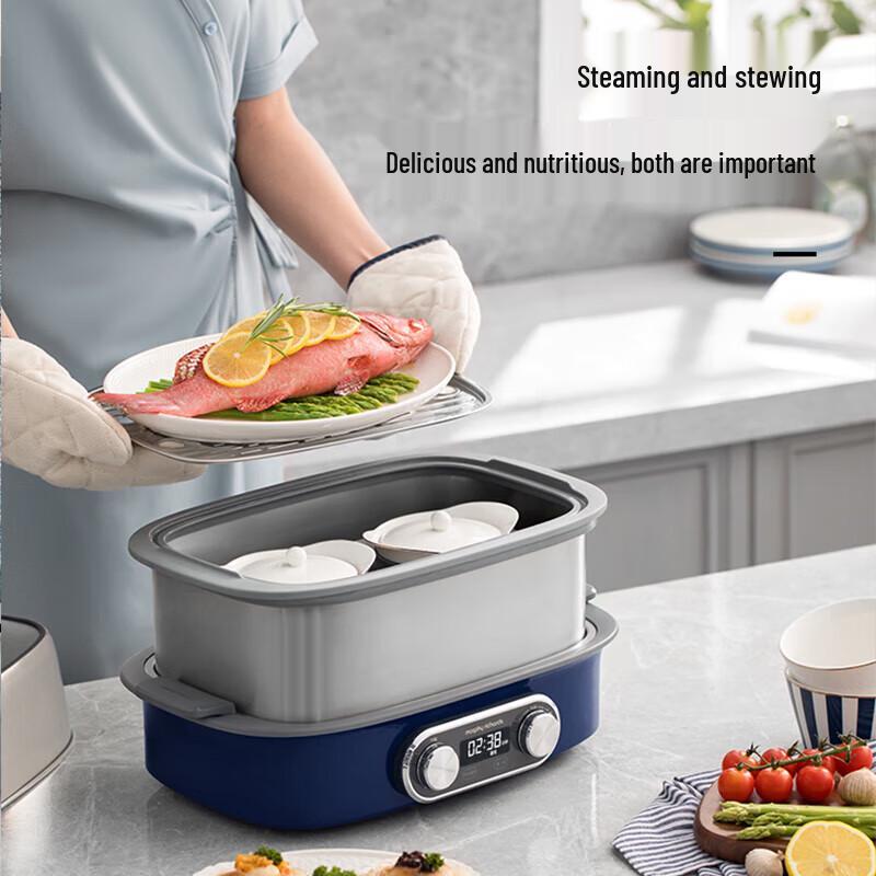 Электрическая пароварка Morphy Richards, штепсель CN (адаптер в комплекте)