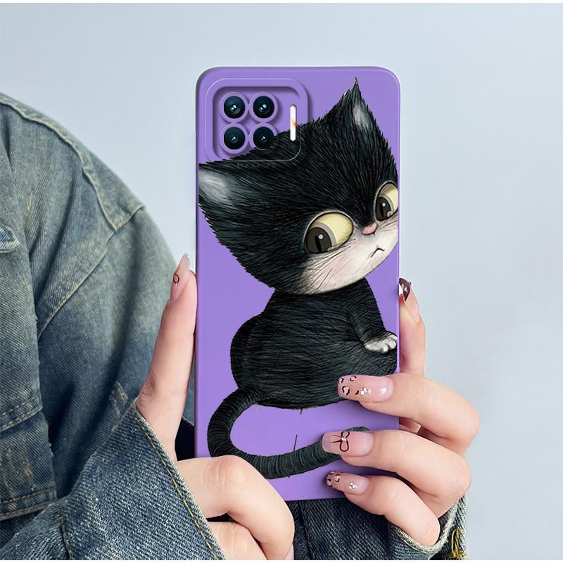 Чехол для телефона OPPO Reno4 Lite Reno4 F Чехол Reno 4 Lite 4F Мягкий Силикон Мультяшный Funda Милый Панда Цветок Печатный Coque Корпус