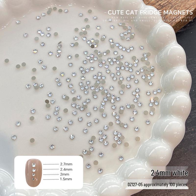 Мини-стразы высокого качества с плоским дном: Супер Вспышка 33-гранная K9 Украшения для Нейл-Арта