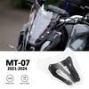 Для YAMAHA MT-07 MT 07 MT07 2021 2022 2023 2024 Аксессуары Передний ветровик Ветровое стекло Ветрозащитный Экран от ветра Дефлектор