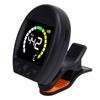 Digital Metronome Tuner Multifunctional Accurate Rotating Clamp Design High Sensitivity Guitar Tuner and Metronome Black