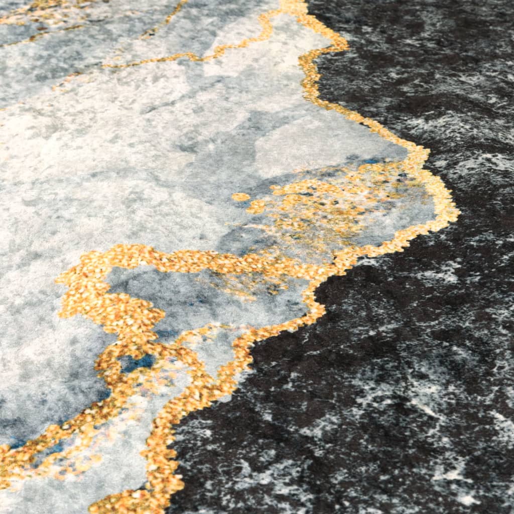Washable Multicolored Rug Ø 120 cm