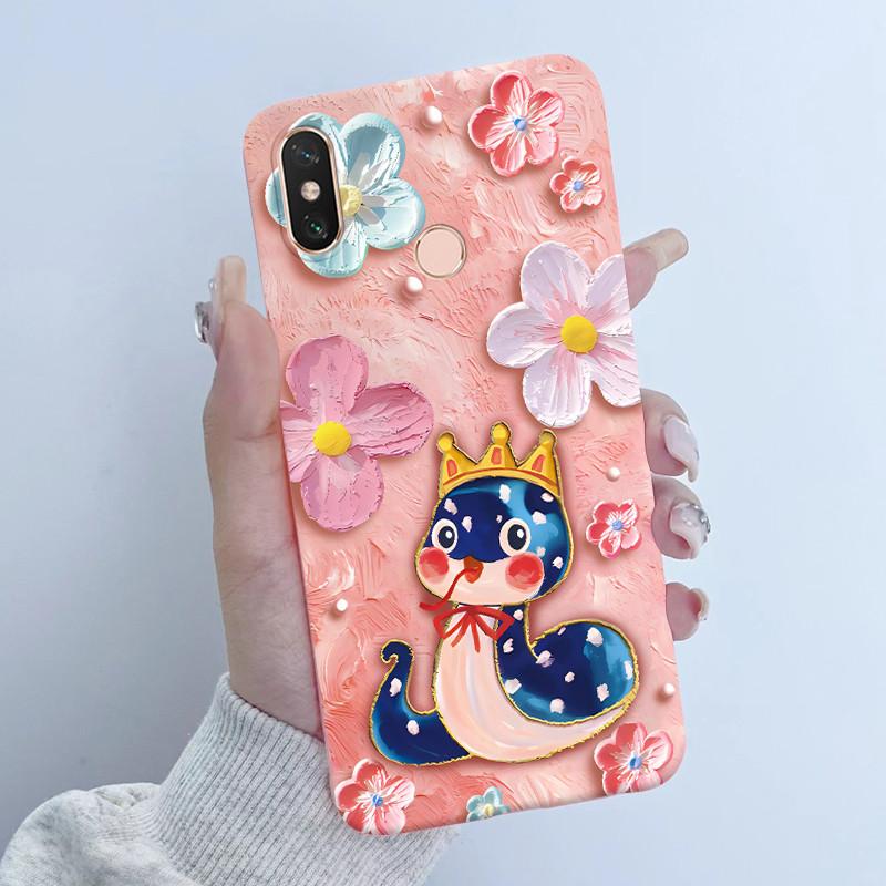 Чехол для Xiaomi Mi Max 3 Задняя крышка Новый дизайн Бабочка Девочка с цветком Расписной Конфетный Цвет Мягкие Силиконовые Чехлы Для Mi Max3 Capa