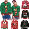 Unise Girls Ladies Womens Xmas Christmas Novelty Jumper Sweater Rudolph Top Plus Size