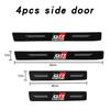 Car Carbon fiber Door Sill Welcome Pedal For Toyota GR Sport Gazoo Racing Yaris 86 Corolla Hilux Supra C-HR Accessories Interior aaa3