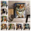 Tiger Anime Customized Diy Diamond Painting Cross Stitch30x30CM Diamond Mosaic