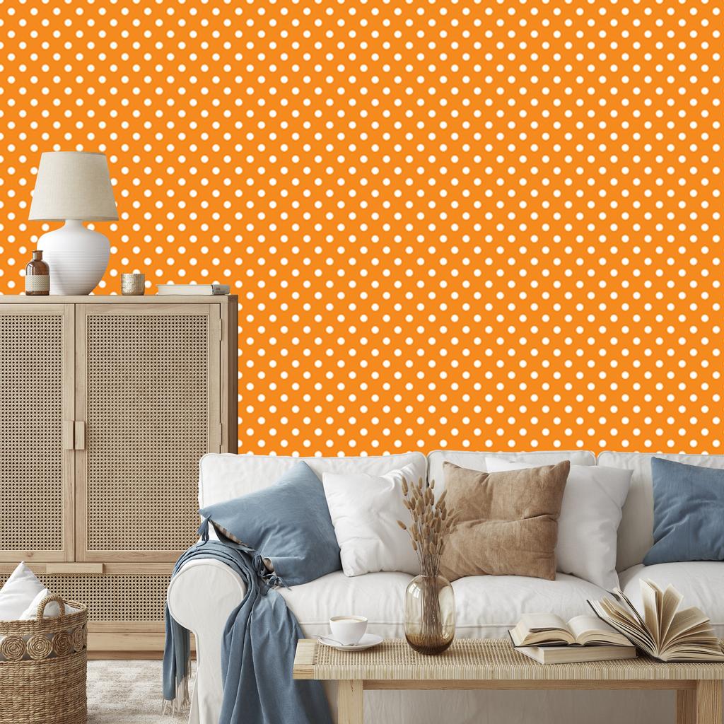 Wallpaper Dots Gold, Top Gold for Living Room and Bedroom 50x1000