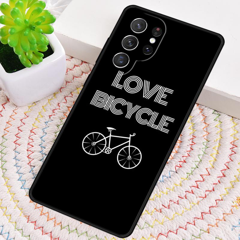 BIKE CYCLING art Phone Case for Samsung Galaxy note 10 pro S26 Ultra S23 S24 FE S25 S21 S22 PLUS shockproof Cove