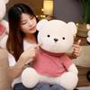 Милые плюшевые куклы-медведи, мягкие плюшевые игрушки, розовые, синие, кавайные, хлопковые, мультяшные животные, свадебные подарки, детские игрушки на день рождения, рождественские игрушки