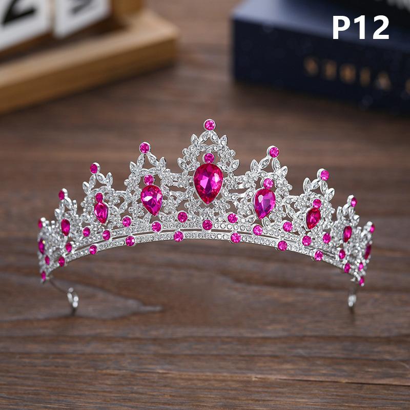 Принцесса королева винтажные диадемы и короны тиары для женщин свадебные свадебные вечеринки выпускной украшения для волос аксессуары