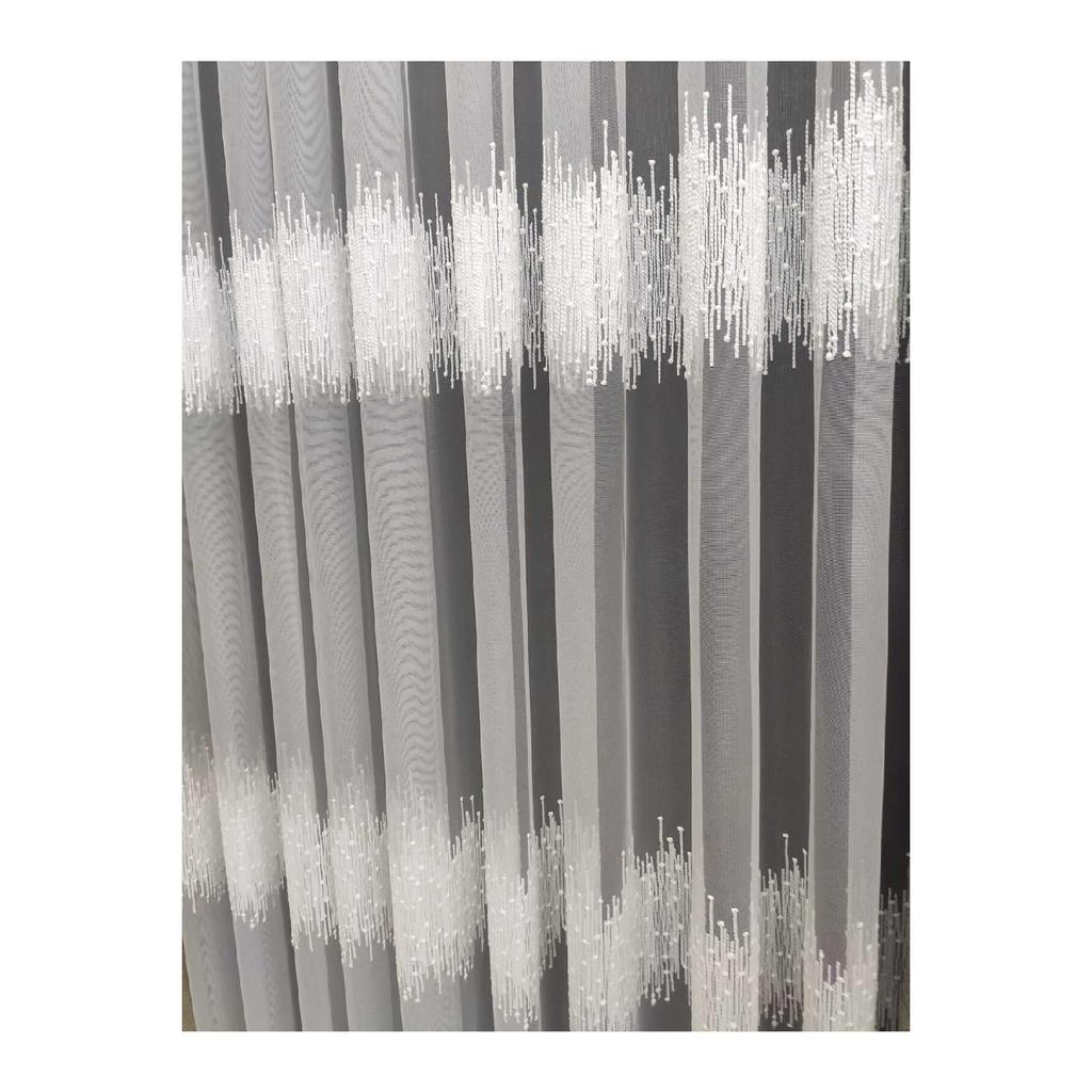 Роскошная тюлевая штора для гостиной, код 179, без утюга, 1x2,5, нормальная плиссированная