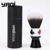 YAQI Casino Clubs 26mm Synthetic Hair Resin Handle Husky Knot Wet Shaving Brush for Men