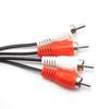 1 м, 3 м, 5 м, 2-полосный 2 RCA штекер на 2 RCA штекер, аудиокабель, стерео двойной шнур, удлинитель, AV-разъем, провод для DVD, ТВ, CD, усилитель звука