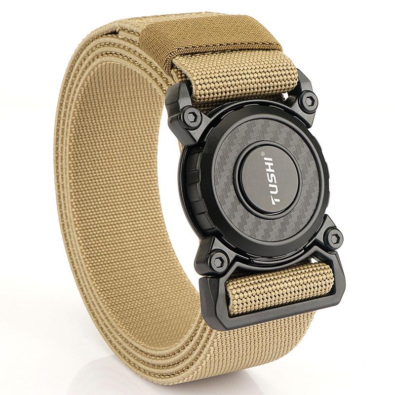 Quick-Release Nylon Tactical Belt for Workwear & Outdoor Training