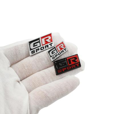 3D металлический логотип GR SPORT, эмблема на руле, украшение на центральной консоли, эмблема GR SPORT, интерьер автомобиля, бейджи, наклейки для