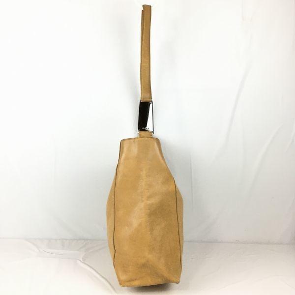 Max Mara Кожаная сумка на одно плечо коричневая(ИСПОЛЬЗОВАЛ)