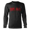 Aura Black Unisex Adult Logo Long-Sleeved T-Shirt