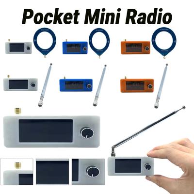 SI4732 0,5-108 МГц Портативное радио LSB USB AM FM Карманное Мини-радио с антенной Радиоприемник всех диапазонов КВ ДВ СВ УКВ Радио