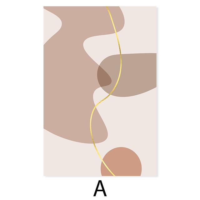 Современная абстрактная геометрическая картина на холсте, офисная настенная живопись, декоративные картины, печать плакатов для интерьера гостиной, домашний декор